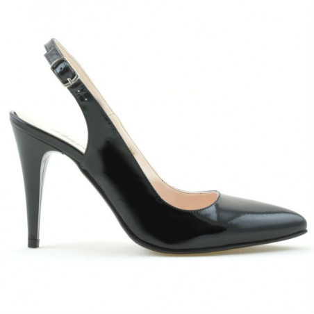 Sandali donna 1249 vernice nera