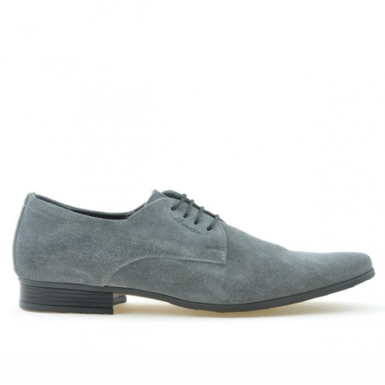 Scarpe eleganti uomo 786 grigio velluto
