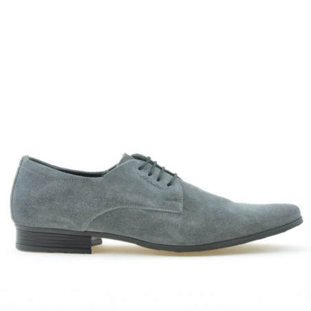 Scarpe eleganti uomo 786 grigio velluto
