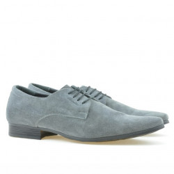 Scarpe eleganti uomo 786 grigio velluto
