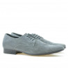 Scarpe eleganti uomo 786 grigio velluto