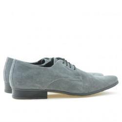 Scarpe eleganti uomo 786 grigio velluto