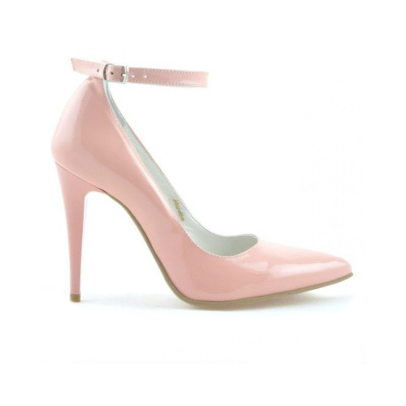 Scarpe eleganti donna 1247 vernice rosa