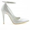 Scarpe eleganti donna 1247 vernice beige perla