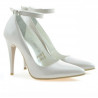 Scarpe eleganti donna 1247 vernice beige perla
