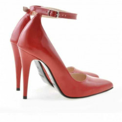Scarpe eleganti donna 1247 vernice rossa