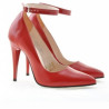 Scarpe eleganti donna 1247 vernice rossa