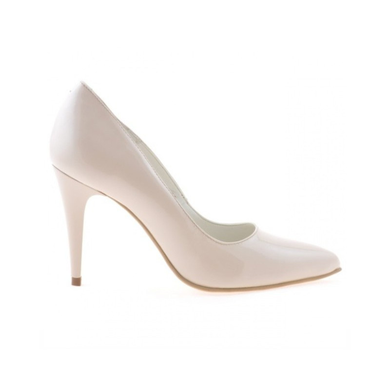 Scarpe eleganti donna 1246 vernice avorio