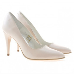 Scarpe eleganti donna 1246 vernice avorio