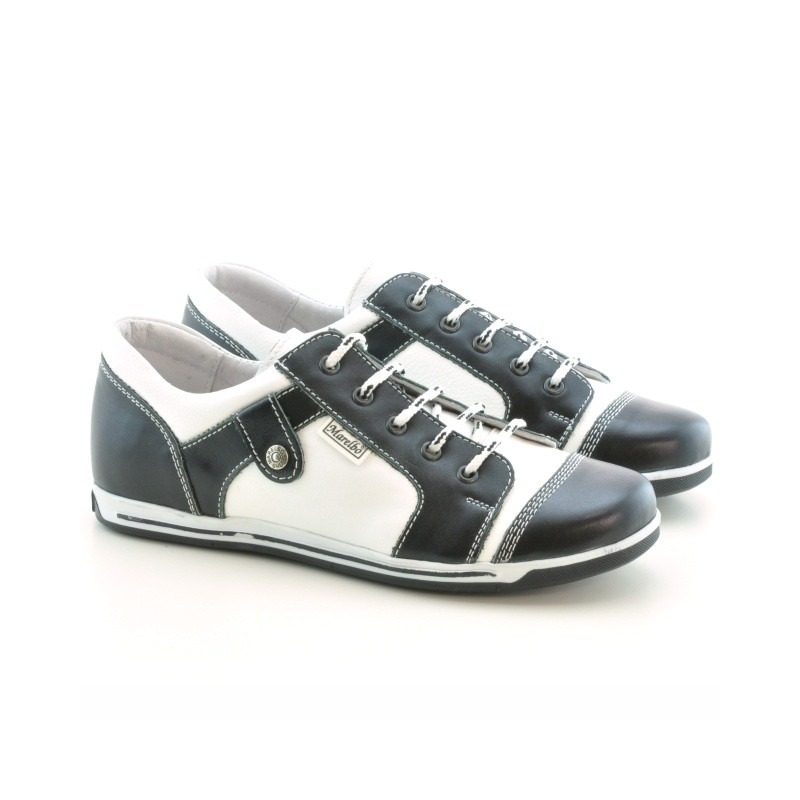 Scarpe sportive donna 143-1 nero+bianco