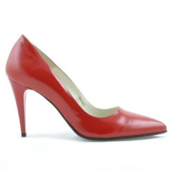 Scarpe eleganti donna 1246 vernice rosso satinato