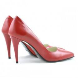 Scarpe eleganti donna 1246 vernice rosso satinato