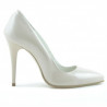 Scarpe eleganti donna 1241 vernice avorio