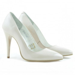Scarpe eleganti donna 1241 vernice avorio