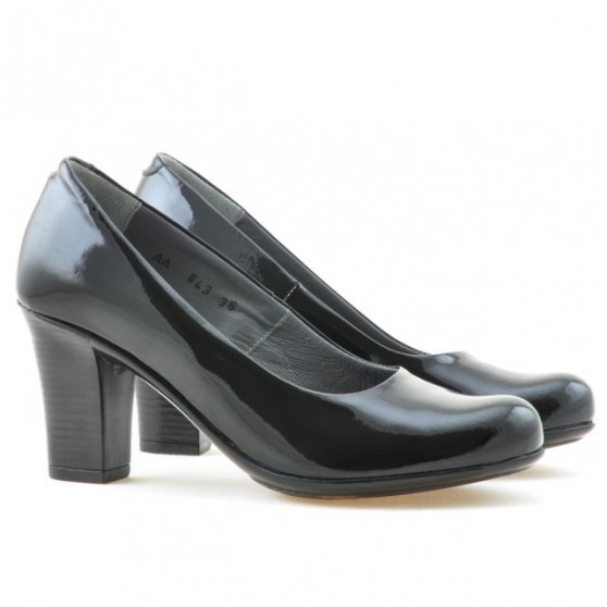 Scarpe casual / eleganti donna 643 vernice nera
