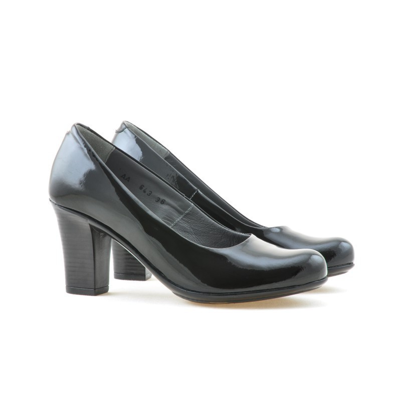 Scarpe casual / eleganti donna 643 vernice nera