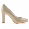 Scarpe eleganti donna 1243 vernice beige