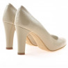 Scarpe eleganti donna 1243 vernice beige