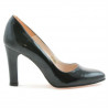 Scarpe eleganti donna 1243 vernice nera satinata
