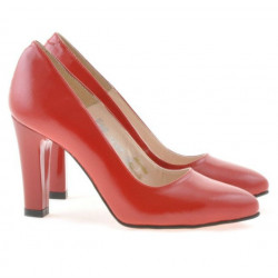 Scarpe eleganti donna 1243 vernice rosso satinato