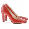 Scarpe eleganti donna 1243 vernice rosso satinato