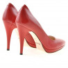 Scarpe eleganti donna 1244 vernice rosso satinato