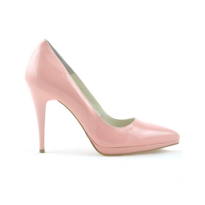 Scarpe eleganti donna 1244 vernice rosa