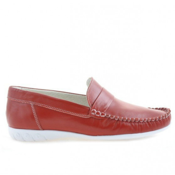 Mocassini donna 189 rosso
