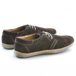 Scarpe casual uomo 774 caffè velluto
