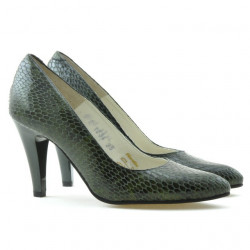 Scarpe eleganti donna 1234 coccodrillo verde