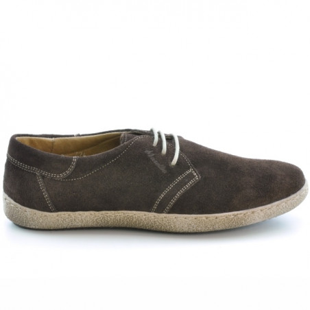 Scarpe casual uomo 774 caffè velluto