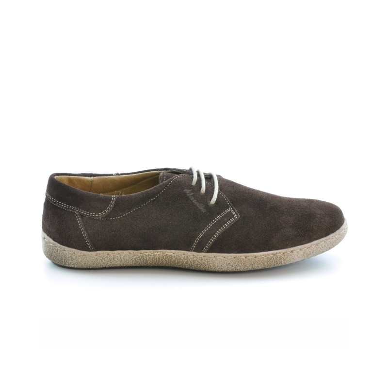 Scarpe casual uomo 774 caffè velluto