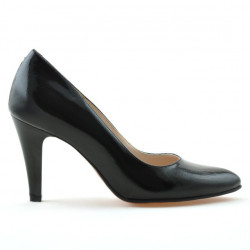 Scarpe eleganti donna 1234 laccate nere satinate