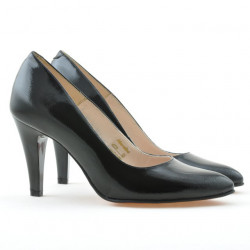 Scarpe eleganti donna 1234 laccate nere satinate