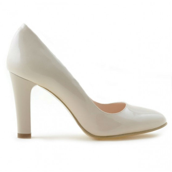 Scarpe eleganti donna 1243 vernice avorio