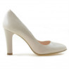 Scarpe eleganti donna 1243 vernice avorio