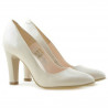 Scarpe eleganti donna 1243 vernice avorio