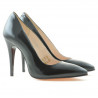 Scarpe eleganti donna 1241 vernice nera satinata