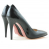 Scarpe eleganti donna 1241 vernice nera satinata