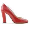 Scarpe eleganti donna 1214 vernice rossa