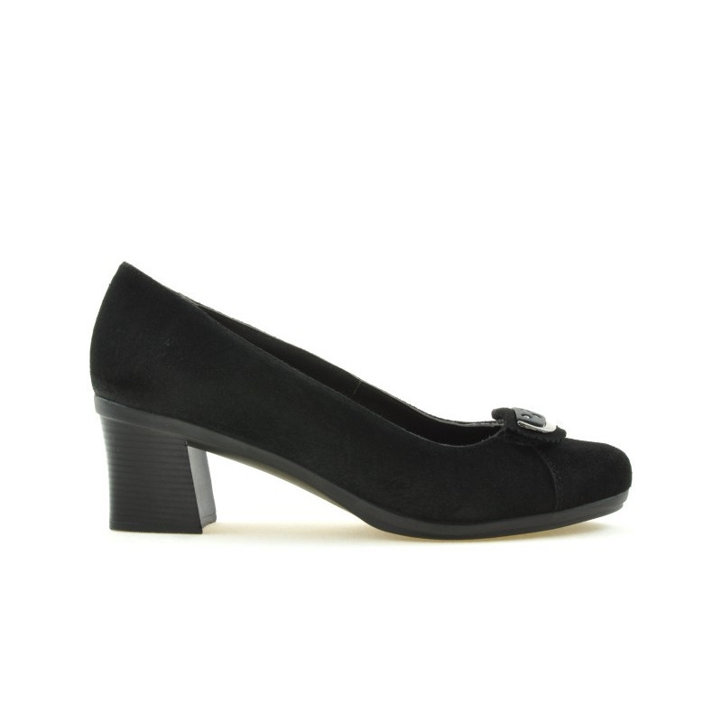 Scarpe casual / eleganti donna 628 nero velluto