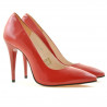 Scarpe eleganti donna 1241 vernice rosso satinato