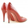 Scarpe eleganti donna 1241 vernice rosso satinato