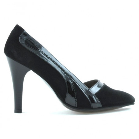 Scarpe eleganti da donna 1208 nero antilope combinato