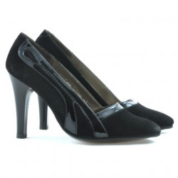 Scarpe eleganti da donna 1208 nero antilope combinato