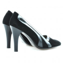 Scarpe eleganti da donna 1208 nero antilope combinato