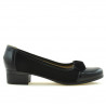 Scarpe casual/eleganti donna 650 vernice nero combinato