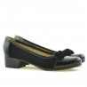 Scarpe casual/eleganti donna 650 vernice nero combinato