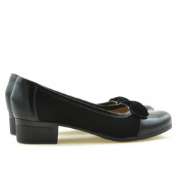 Scarpe casual/eleganti donna 650 vernice nero combinato