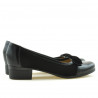 Scarpe casual/eleganti donna 650 vernice nero combinato